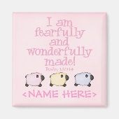 Fearful and Wonderful Made - Roze Magneet (Voorkant)