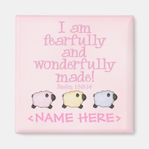 Fearful and Wonderful Made - Roze Magneet