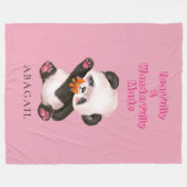 Fearful en waanzinnig gemaakt fleece deken (Voorkant (Horizontaal))