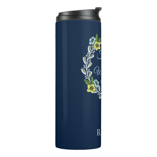 Fearful en waanzinnig gemaakt thermosbeker (Gedraaid links)