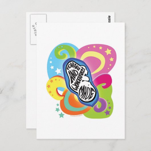 Fearful en waanzinnig Made! Briefkaart (Voorkant / Achterkant)