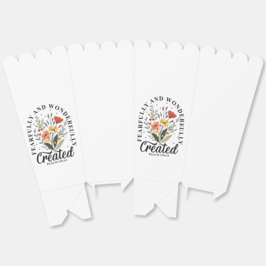 Fearful en Wonderful Made Bedankdoosjes (Ongevouwen)