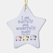 Fearful en Wonderful Made - Blauw Keramisch Ornament (Links)