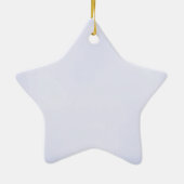 Fearful en Wonderful Made - Blauw Keramisch Ornament (Achterkant)