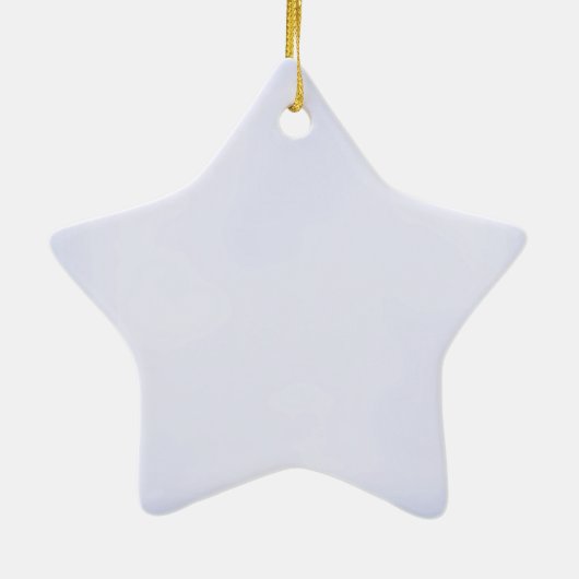 Fearful en Wonderful Made - Blauw Keramisch Ornament (Achterkant)