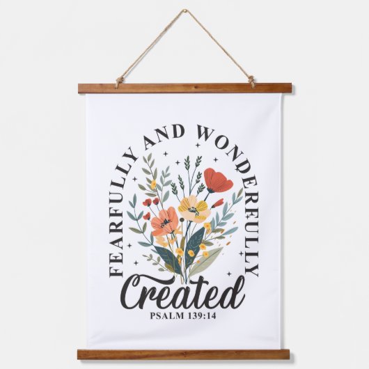 Fearful en Wonderful Made Hangend Wandkleed (Voorkant)