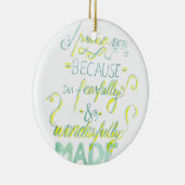 Fearful en Wonderful Made Keramisch Ornament (Rechts)