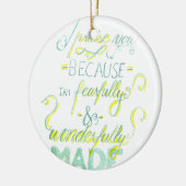 Fearful en Wonderful Made Keramisch Ornament (Links)