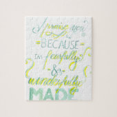 Fearful en Wonderful Made Legpuzzel (Verticaal)