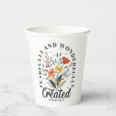 Fearful en Wonderful Made Papieren Bekers (Voorkant)