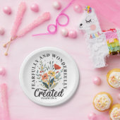 Fearful en Wonderful Made Papieren Bordje (Feest)