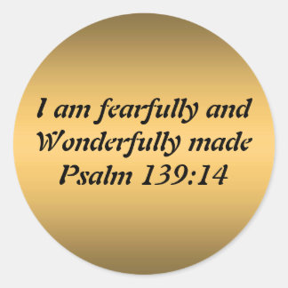 Fearful en Wonderful Made Ronde Sticker