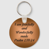 Fearful en Wonderful Made Sleutelhanger (Voorkant)