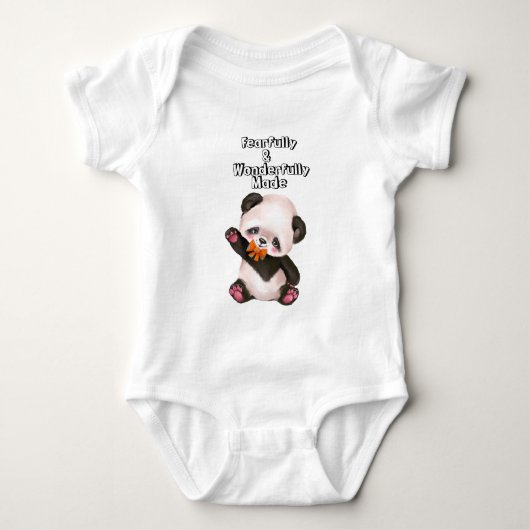 Fearful Fearful en waanzinnig gefabriceerde Baby o Romper (Voorkant)