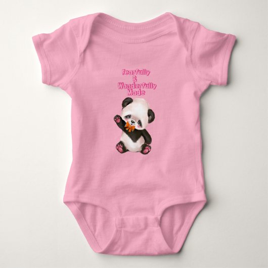 Fearful Fearful en waanzinnig gefabriceerde Baby o Romper (Voorkant)