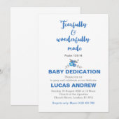 Fearful & Wonderful Made Baby Dedication Kaart (Voorkant / Achterkant)