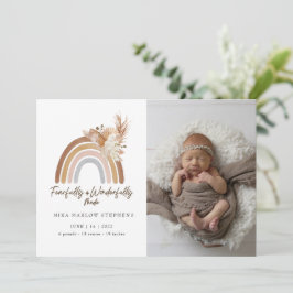 Fearful & Wonderful Made Baby kondiging Kaart