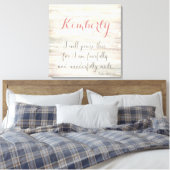 Fearful & Wonderful Made - Ps. 139:14 Canvas Afdruk (Insitu (Slaapkamer))