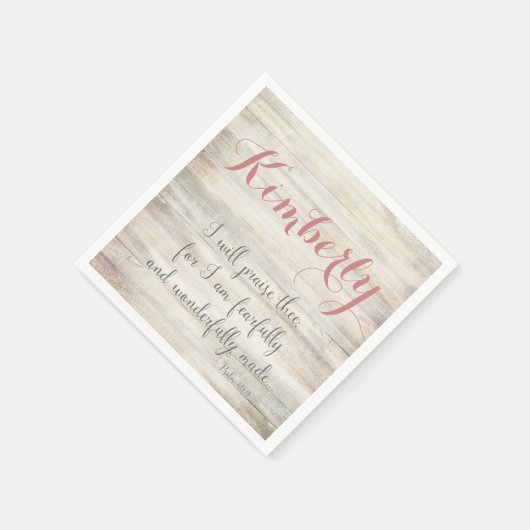 Fearful & Wonderful Made - Ps. 139:14 Servetten (Hoek)