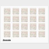 Fearful & Wonderful Made - Ps. 139:14 Vierkante Sticker (Vel)