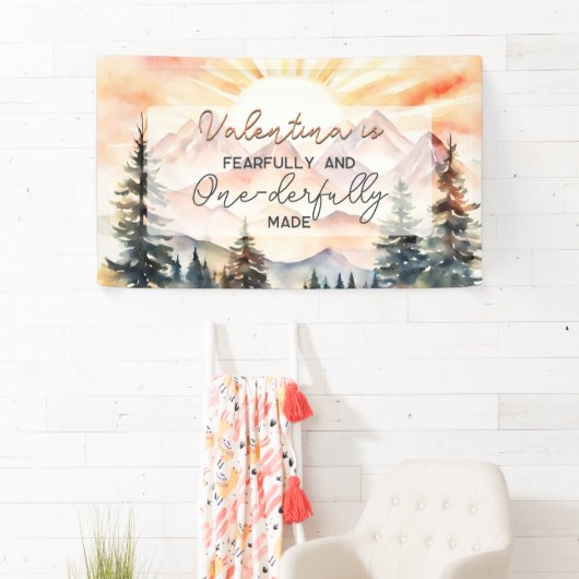 Fearfully and Onederfully Made First Birthday Spandoek (Insitu)