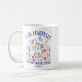 Fearfully And Wonderfully Made Floral Christian Bi Koffiemok (Links)