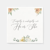 Fearfully & Wonderfully Geslacht Onthullen Servet (Voorkant)