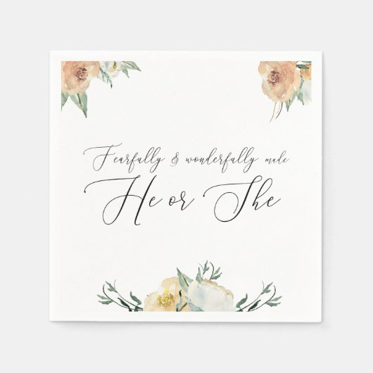 Fearfully & Wonderfully Geslacht Onthullen Servet (Voorkant)