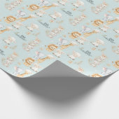 Fearfully & Wonderfully Made: Christian Baby Boy Cadeaupapier (Hoek)