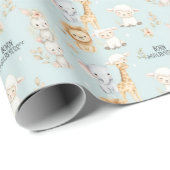 Fearfully & Wonderfully Made: Christian Baby Boy Cadeaupapier (Rol Hoek)