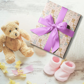 Fearfully & Wonderfully Made: Christian Baby Girl Cadeaupapier