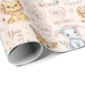 Fearfully & Wonderfully Made: Christian Baby Girl Cadeaupapier (Rol Hoek)