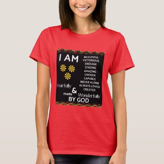 Fearfully & Wonderfully Made T-shirt (Voorkant)