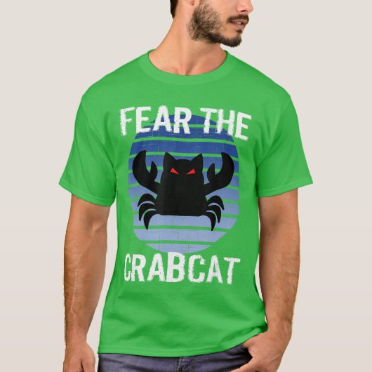 Fearhe Crabcat Grappige Krab kat Cryptid Cryptozoö T-shirt (Voorkant)