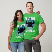 Fearhe Crabcat Grappige Krab kat Cryptid Cryptozoö T-shirt (Unisex)