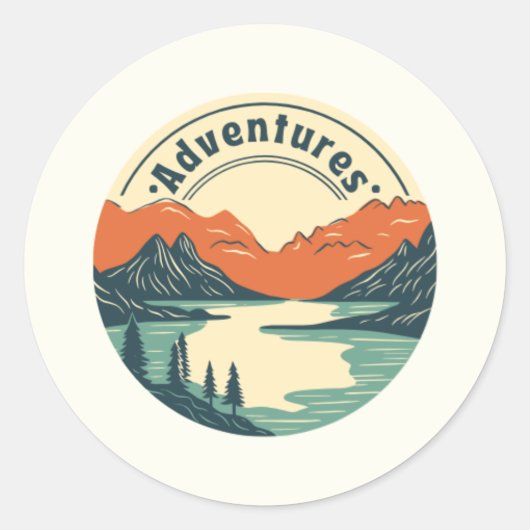 Fearless Adventures Sticker (Voorkant)