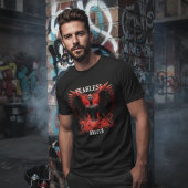 Fearless Angelo Dark Winged Guardian Graphic T-shirt