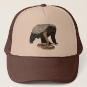 Fearless Badass Honey Badger die een aanval op Cob Trucker Pet (Voorkant)