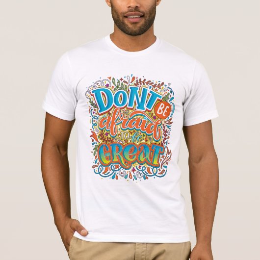 Fearless Brilliance Courage & Motivation T-shirt (Voorkant)