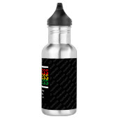 FEARLESS Christelijk Scripture Psalm 27 BL Waterfles (Rechts)