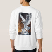 Fearless Crystal Eagle Embleem T-Shirt Design (Achterkant)