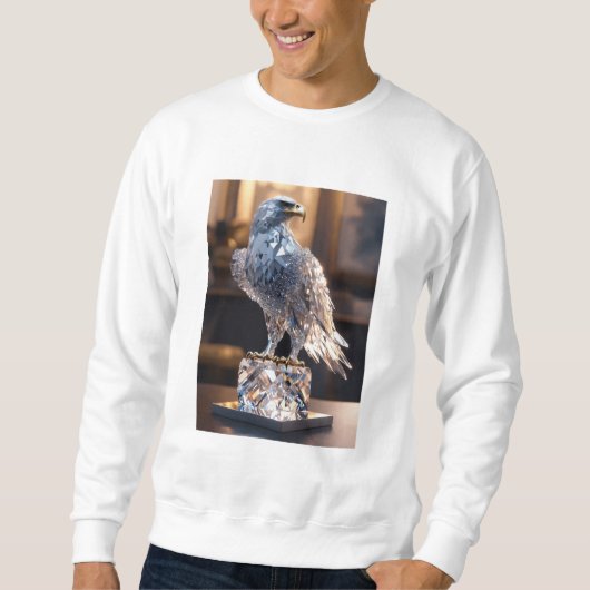 Fearless Crystal Eagle Embleem T-Shirt Design (Voorkant)