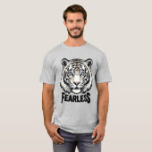 Fearless_dgn.no.2- door Maaya_Prints, Mannen T-shirt (Voorkant volledig)