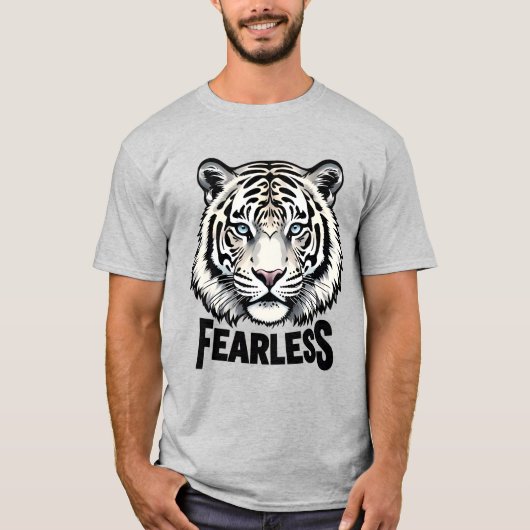 Fearless_dgn.no.2- door Maaya_Prints, Mannen T-shirt (Voorkant)