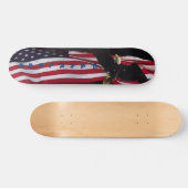 "Fearless" Eagle / US Flag Skateboard (Horizontaal)