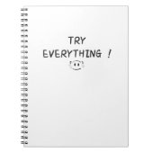 Fearless Explore Durf een onbegrensde doorbraak Notitieboek (Voorkant)