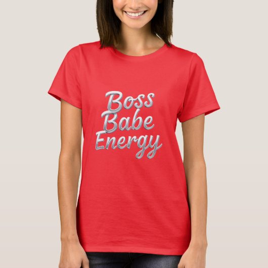 Fearless & Fabulous – Boss Babe Energy T-shirt (Voorkant)