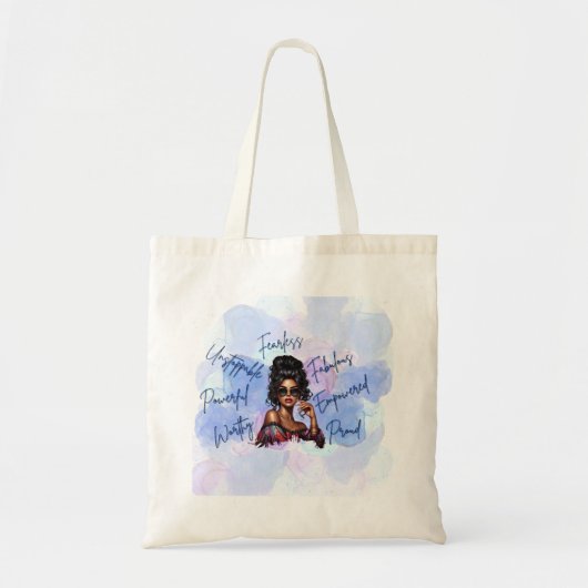 Fearless & Fabulous Empowerment Canvas tas (Voorkant)