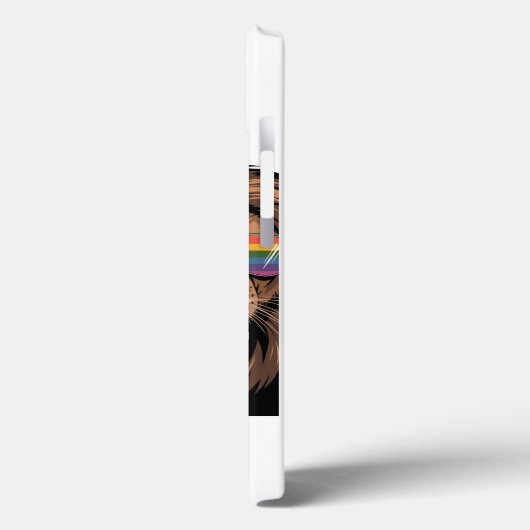 Fearless & Fabulous Pride Lion iPhone hoesje (Achterkant / Links)