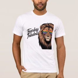 Fearless & Fabulous Pride Lion T-shirt